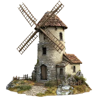 Le moulin du meunier, où le blé devient farine et l'orge devient malt